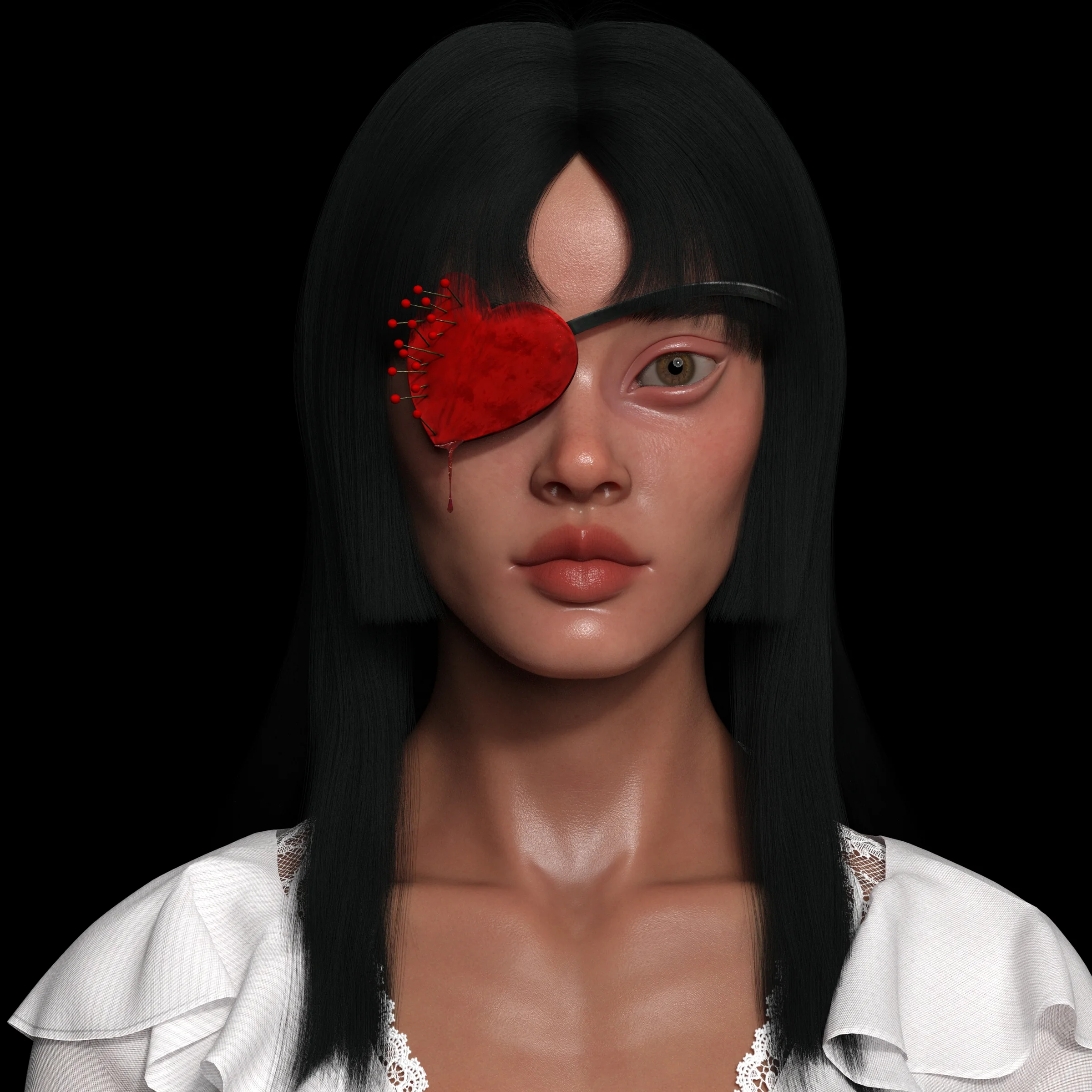LADYSOLDOUT — character render portrait